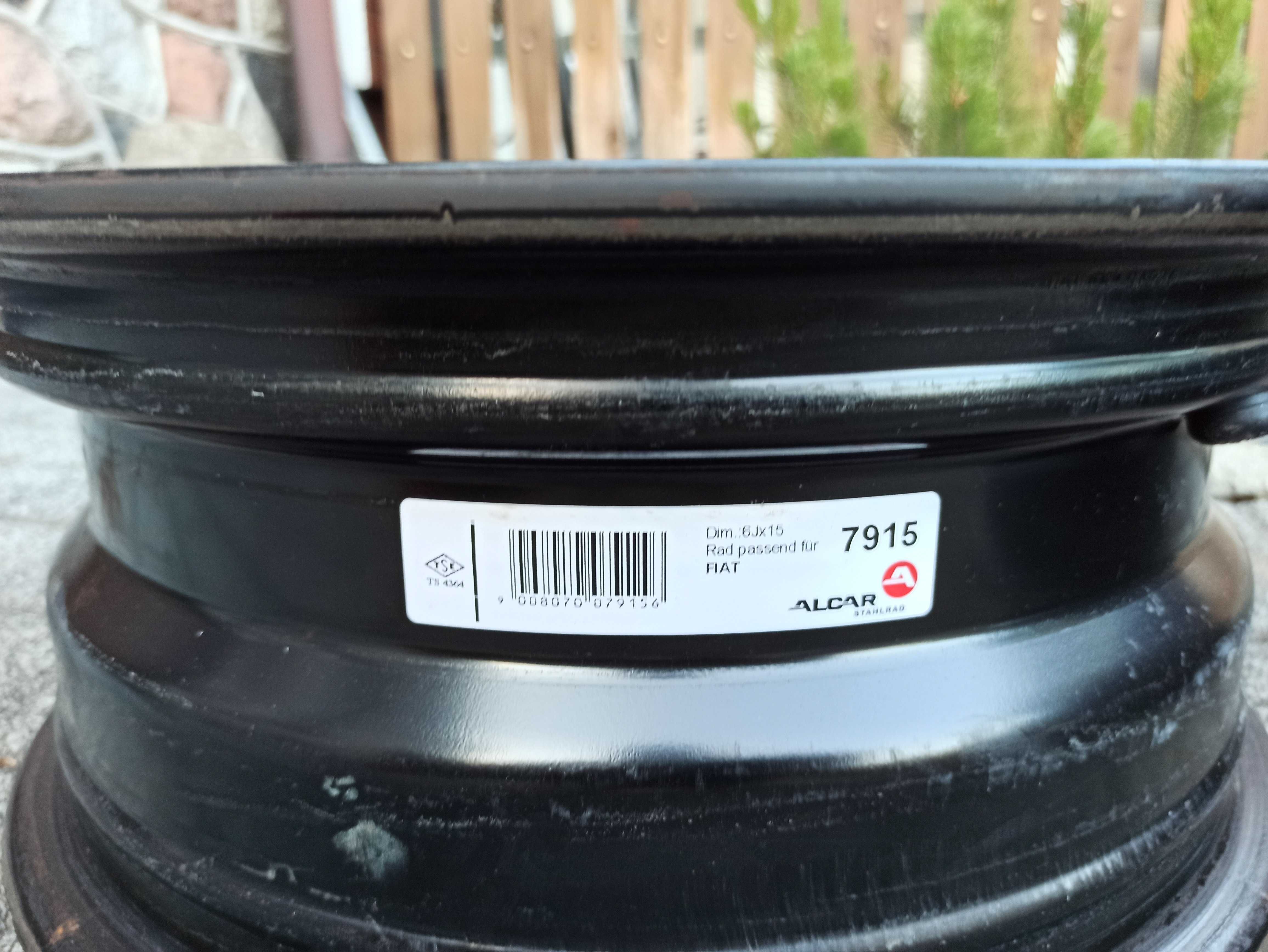 Felgi stalowe ALCAR fiat grande punto 4 szt