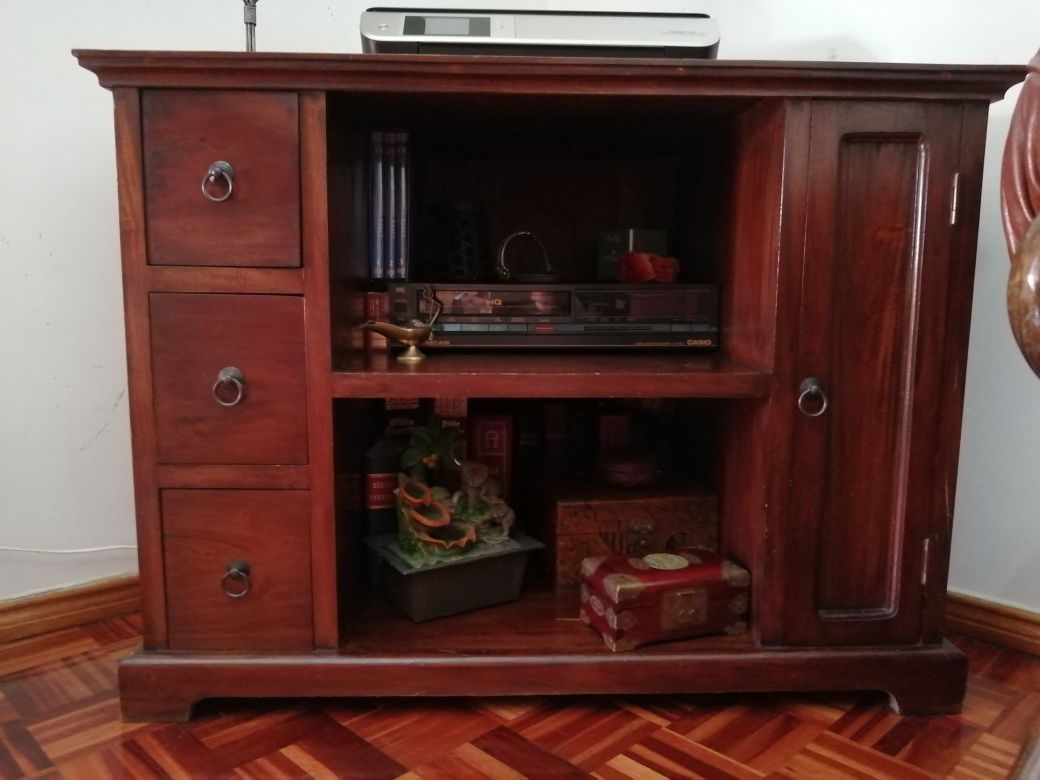 Consola de canto madeira macissa