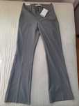 NOWE Szare, garniturowe spodnie dzwony, old money BERSHKA r.S- 36