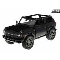 Model 1:34, 2022 Ford Bronco Open Top, Czarny (A11