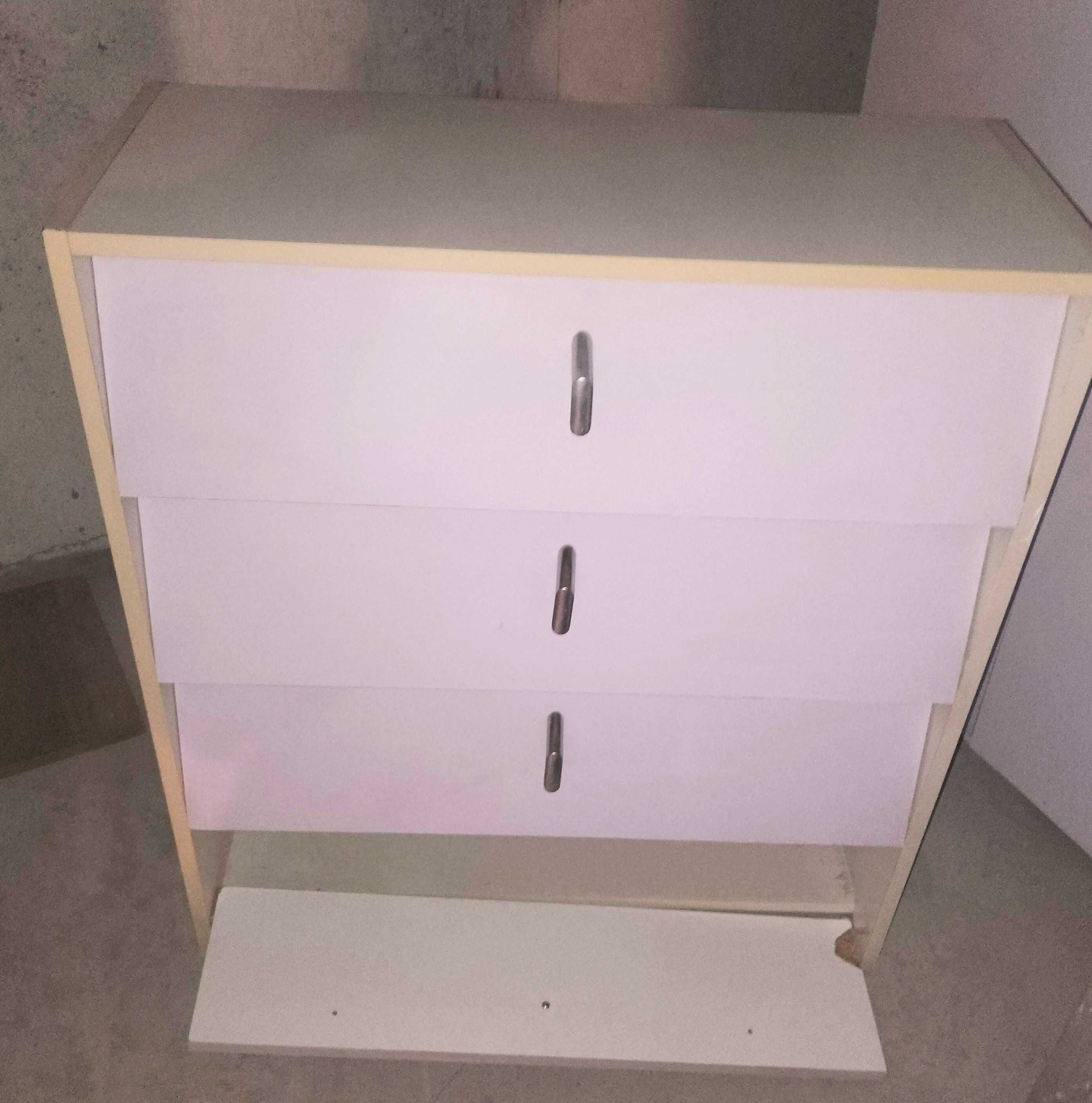 Szafka na buty delikatnie fioletowa