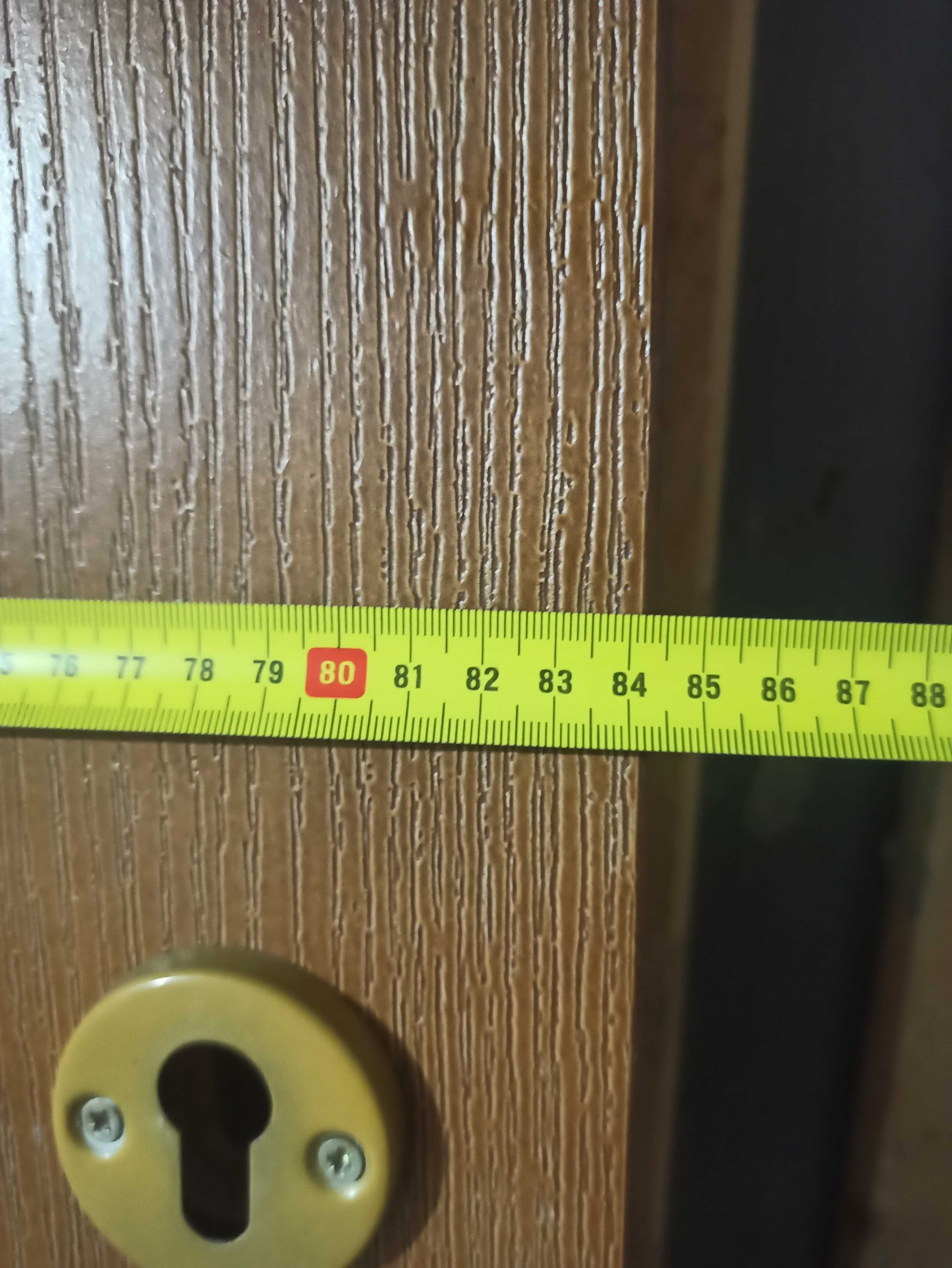 Drzwi 80 cm Lewe
