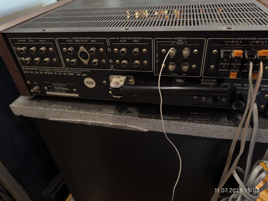 Amplituner Kenwood KR-4050,idealny,jak nowy