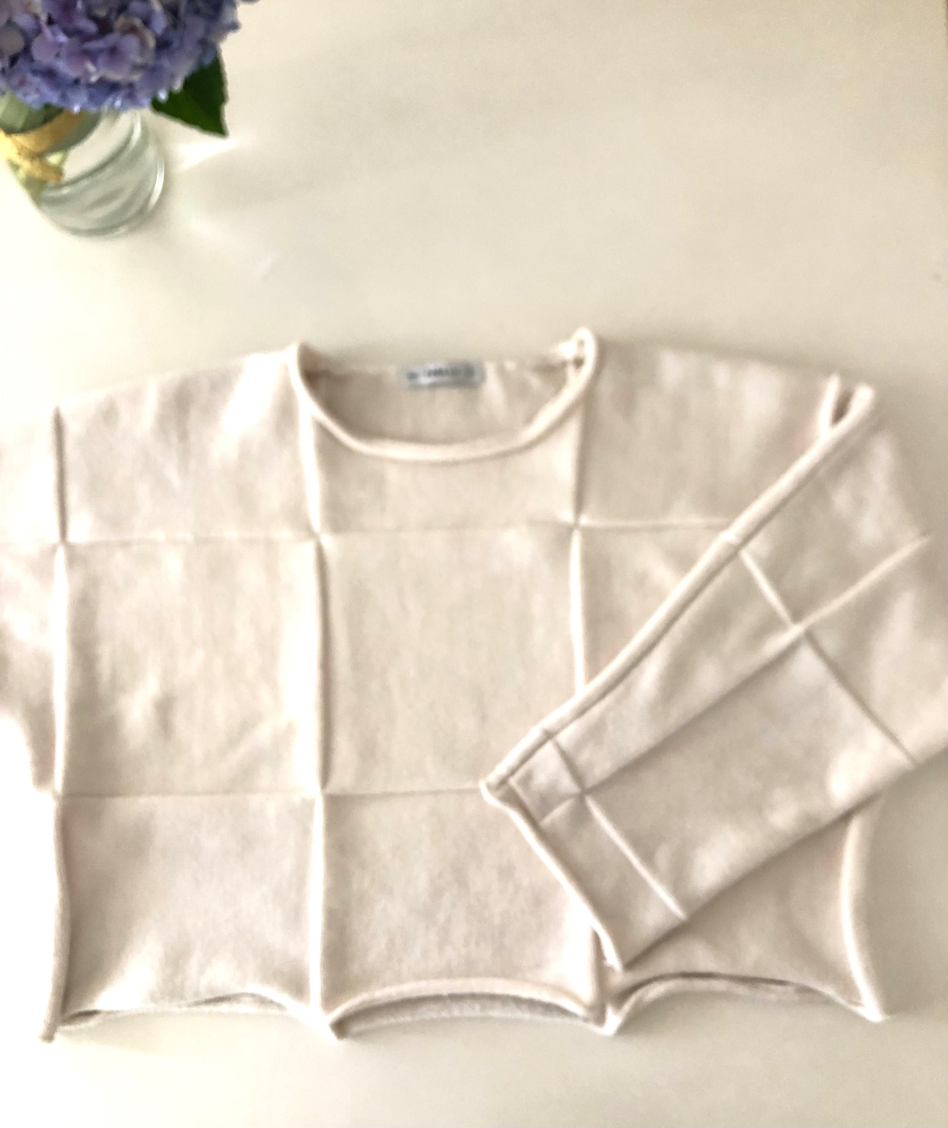 Camisola malha nude Zara M