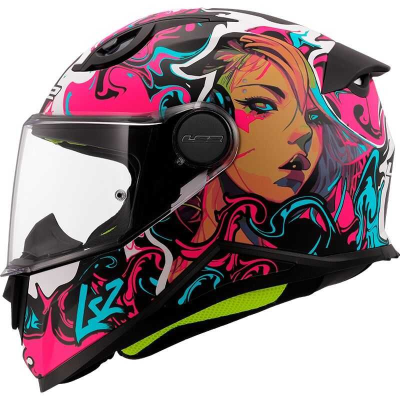 Kask dziecięcy motocyklowy LS2 Kid OF812 Grafik