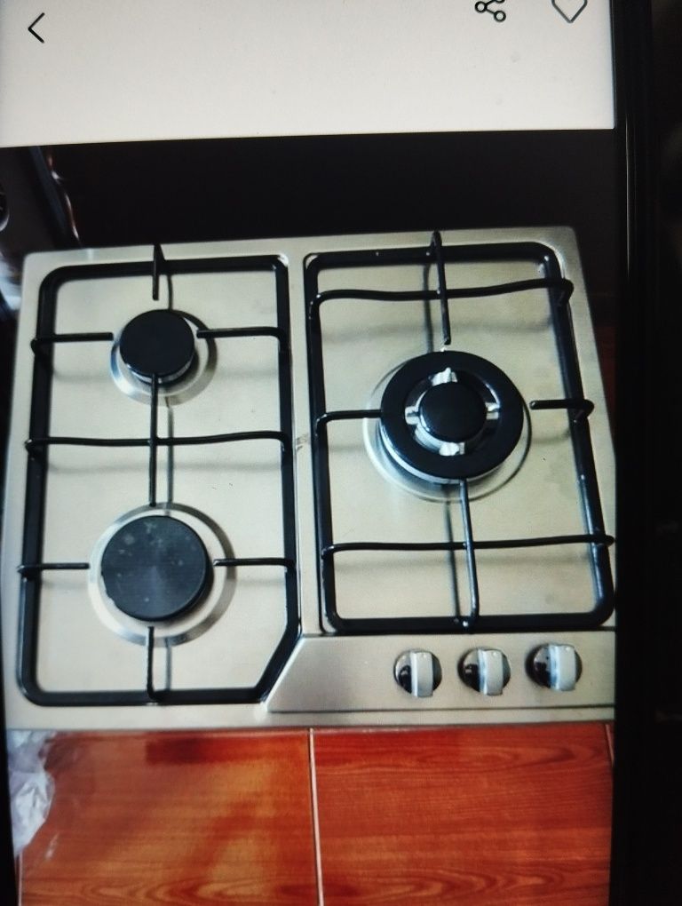 Placa gás em inox jocel