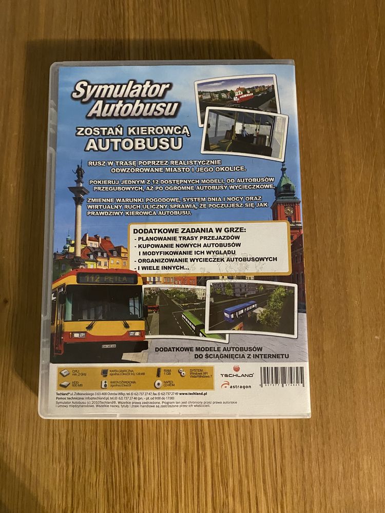 Gra symulator autobusu nowa PC CD-ROM