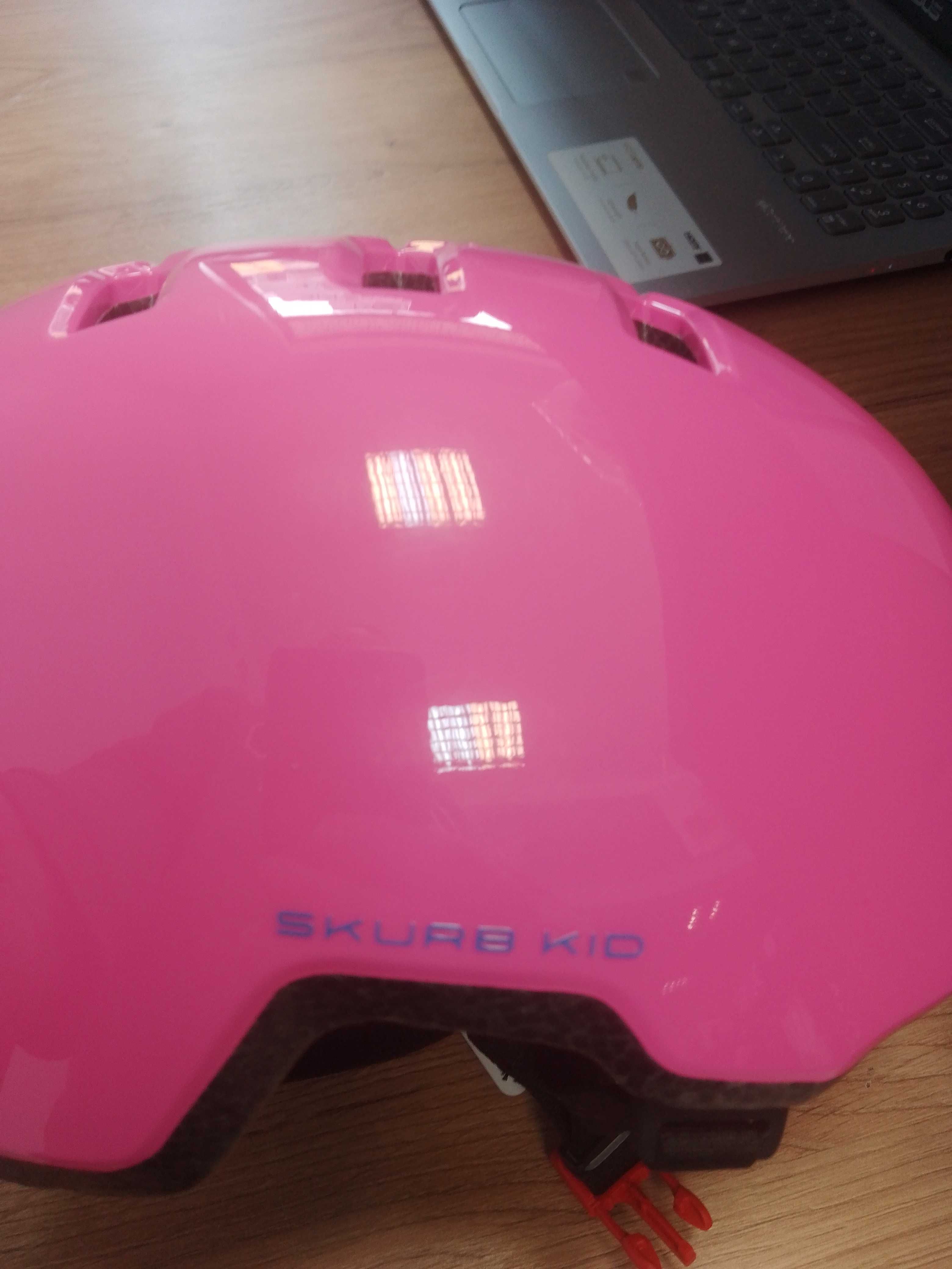 Abus Skurb Kid kask dziecięcy shiny pink S 45-50 cm