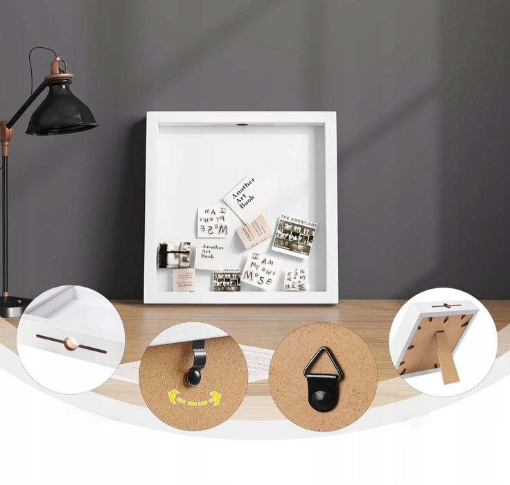 Ramka 3D na zdjęcia do wypełnienia skarbonka ramka na przedmioty 20x20