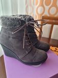 Buty zimowe na koturnie roz. 38