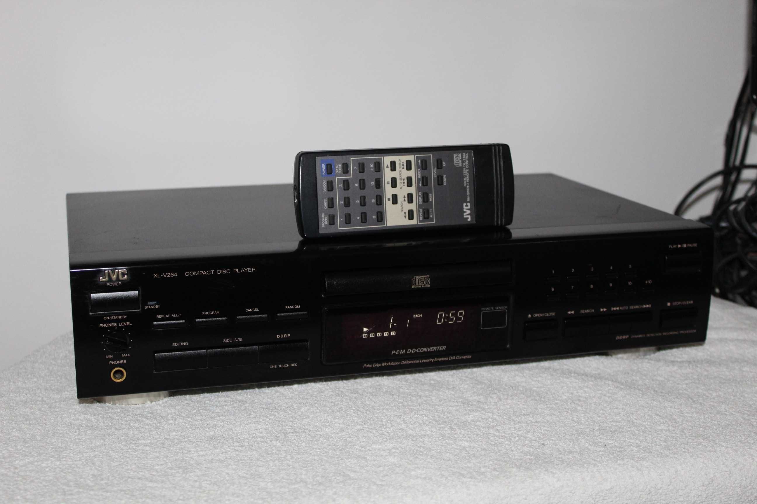 JVC XL-V264 Odtwarzacz płyt CD segment Pilot Wysyłka