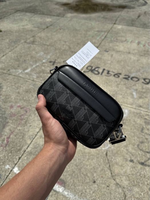 ‼️БЕЗ ПЕРЕДОПЛАТИ‼️ Моногорамна сумка Lacoste унісекс