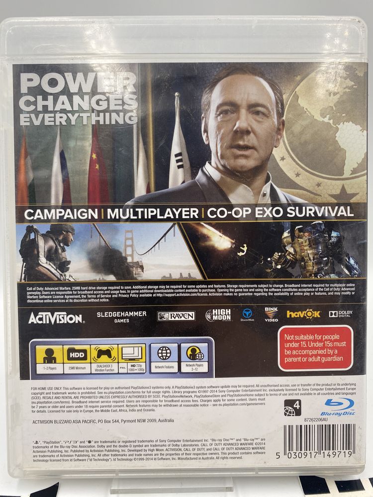 Call Of Duty Advanced Warfare Ps3 Gwarancja