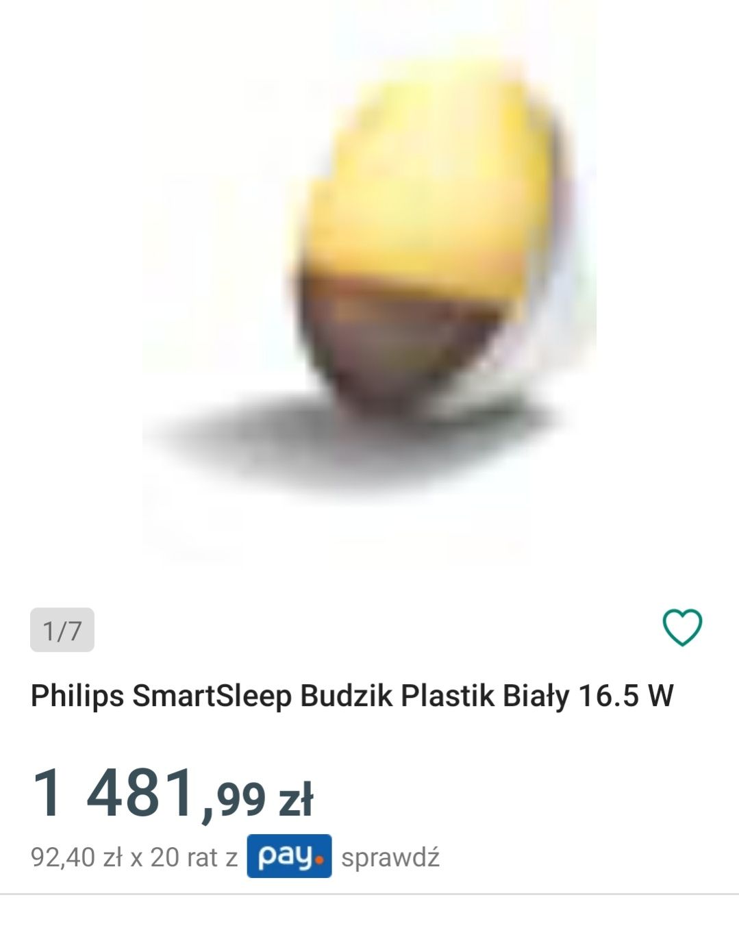 Budzik lampa radio zegar Philips -50% nowe z Niemiec