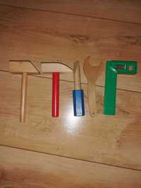 Drewniany zestaw narzędzi do zabawy