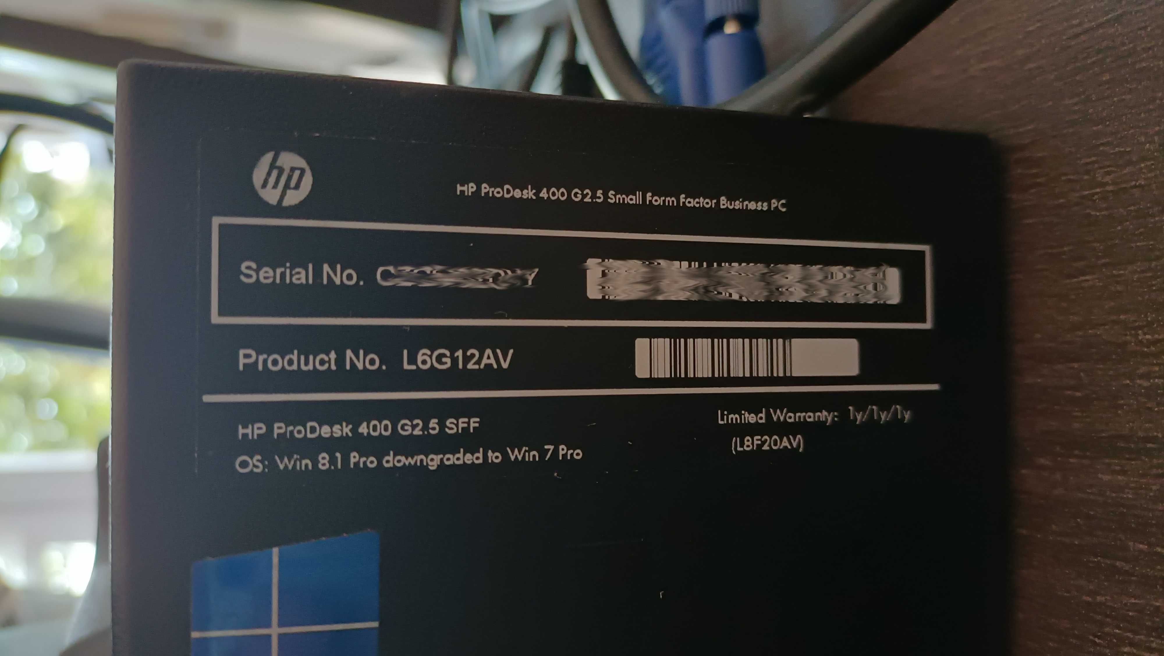 2 Computadores Desktop HP i3 8Gb RAM 500Gb HDD