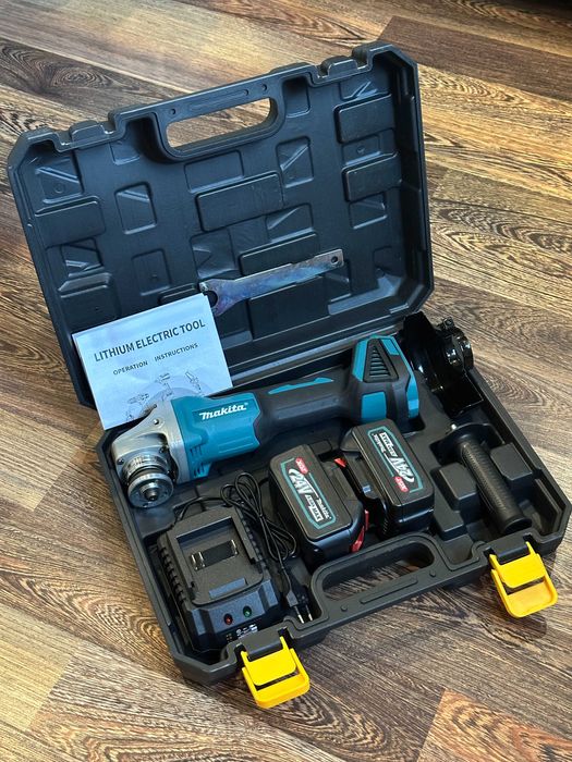 Болгарка аккумуляторная угловая Makita DGA504 (24В, Ø125 мм)