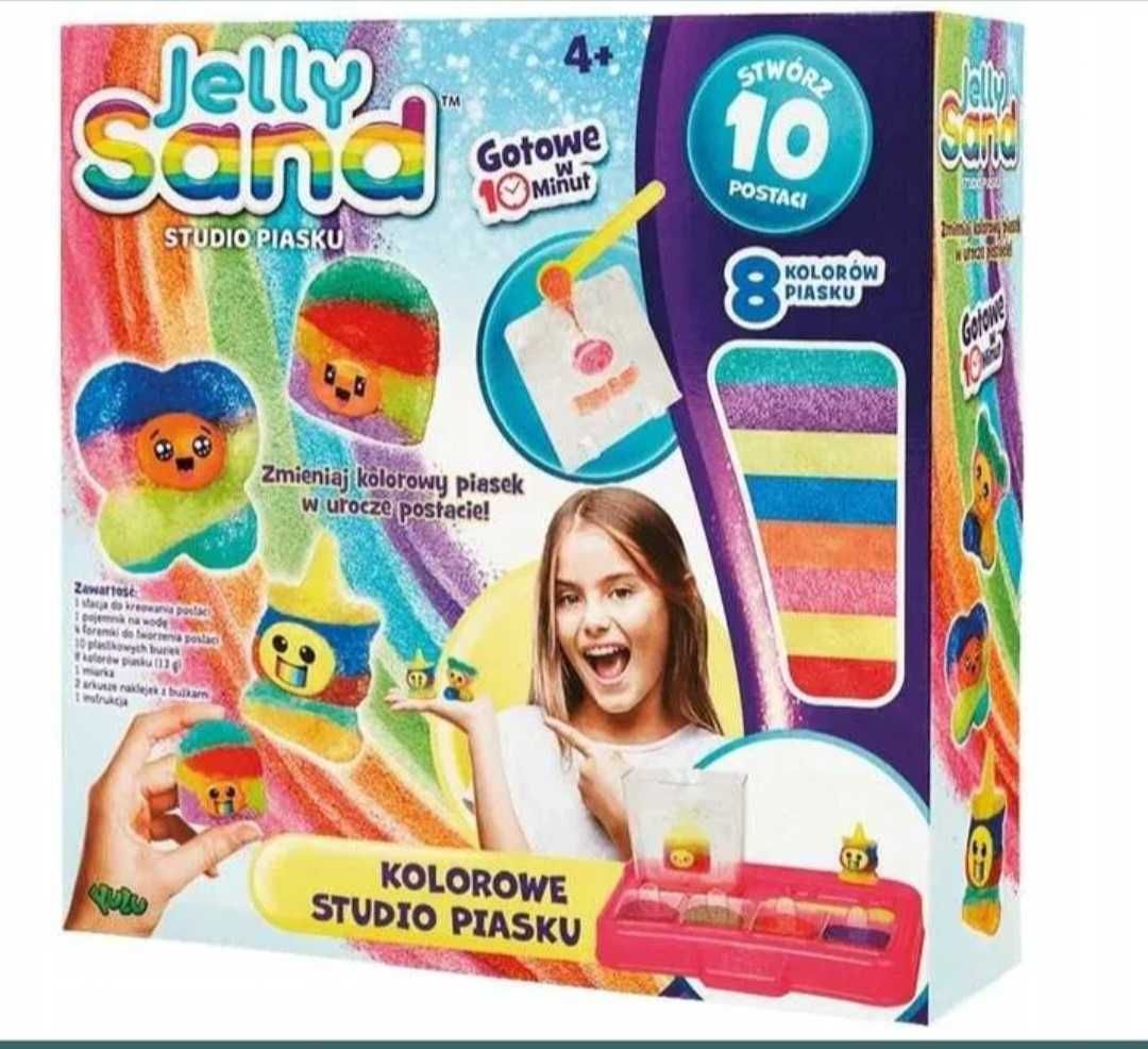 Jelly Sand – studio piasku - kolorowa zabawa NÓWKA SZTUKA