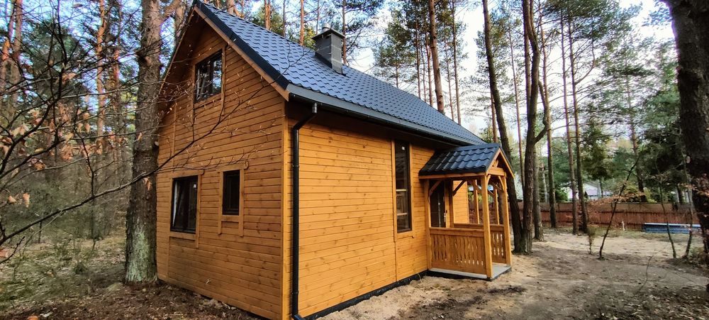 Dom Całoroczny na Zgloszenie WYKOŃCZONY 35m2 +35m  Mieszkalny 70m