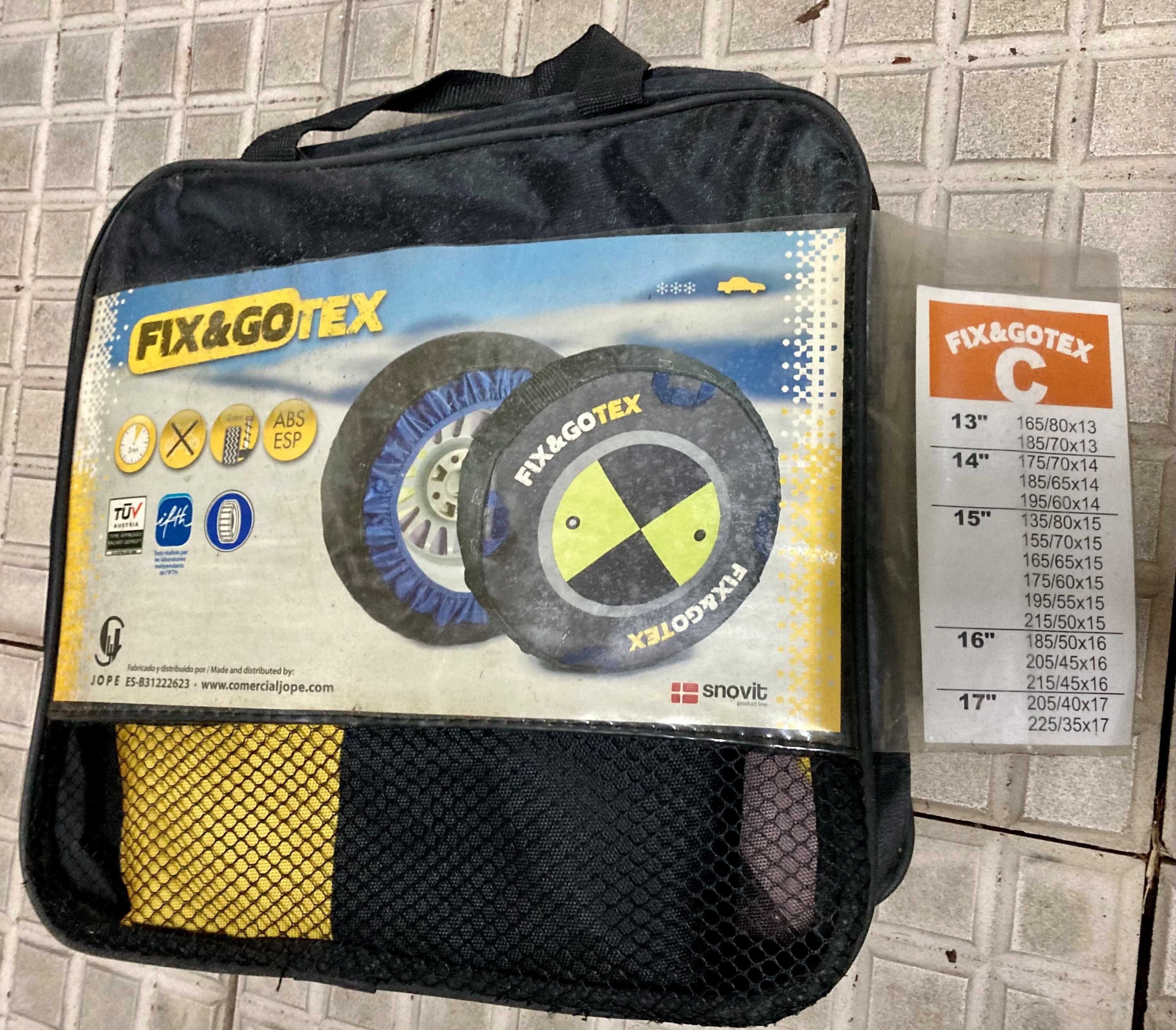 Corrente de Neve Fix&GO Tex Tamanho B -  têxtil (2 unid.)