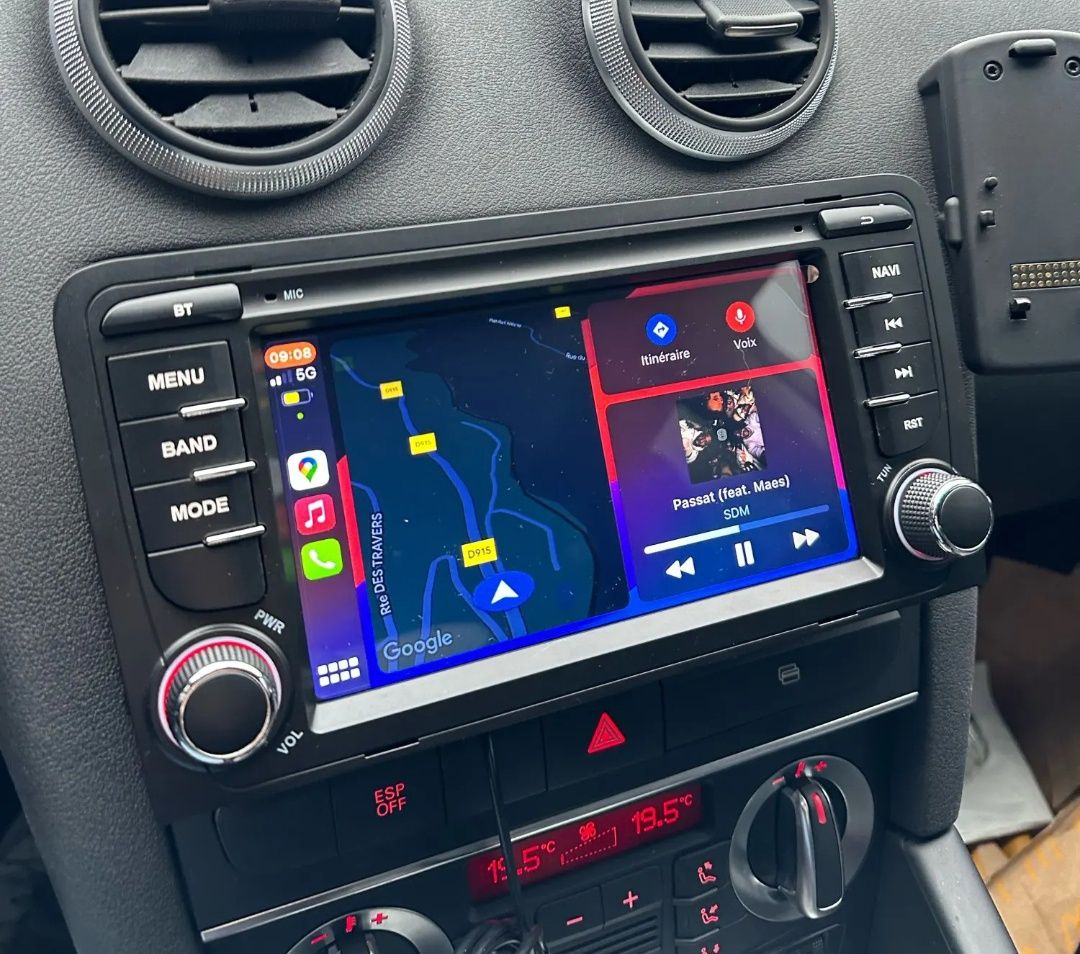 Rádio android Audi A3 8P S3 RS3 4G LTE GPS 8-core 6/128GB SELADO