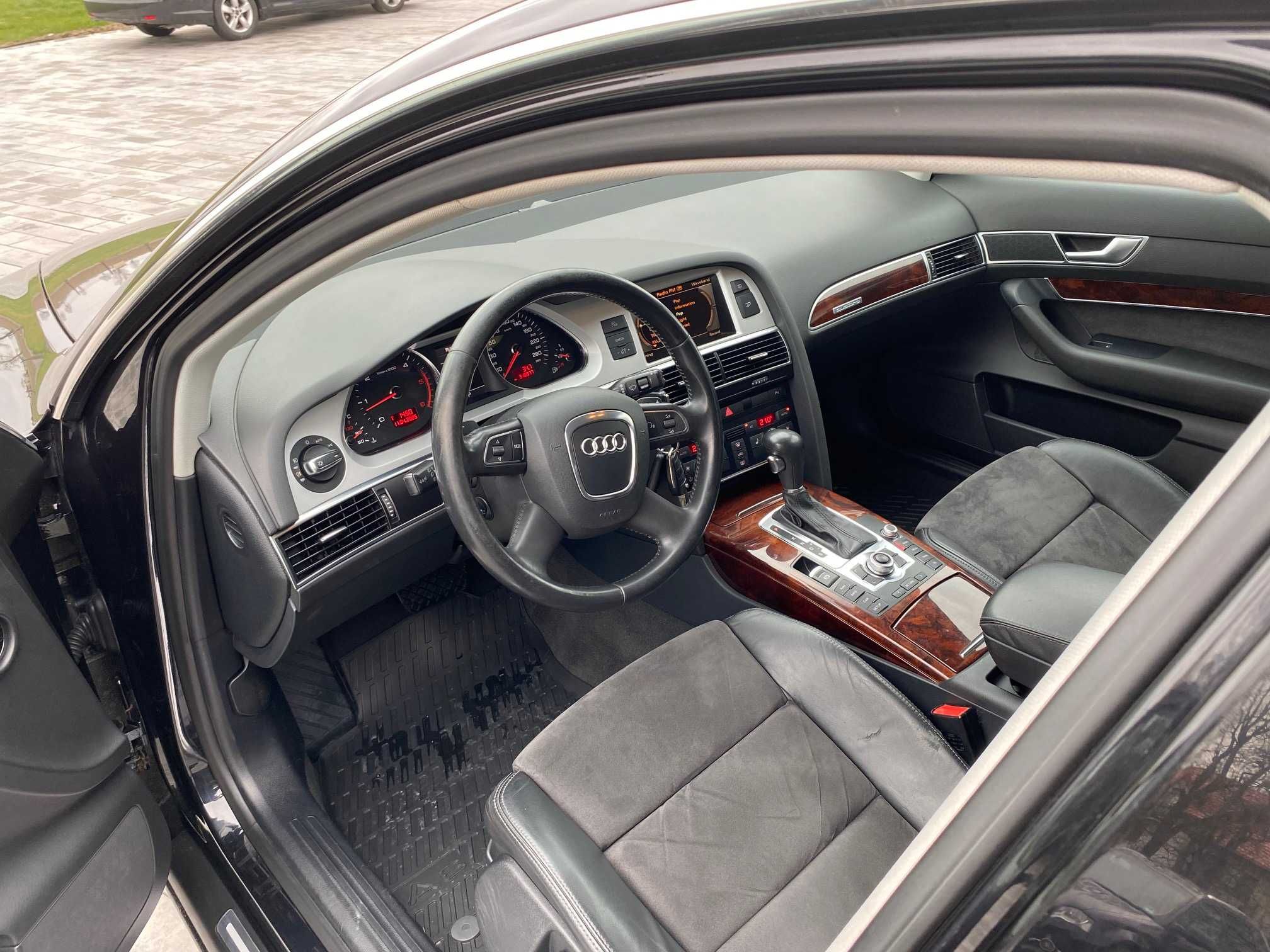 Audi a6 c6 LIFT 3.0 Tdi Quattro Tiptronic Łopatki LED Skóra Alusy