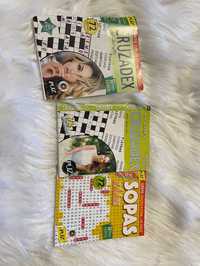 conjunto de revistas de sopa de letras e cruzadex