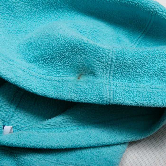 Gap bluza polarowa z kapturem XXL turkusowa damska