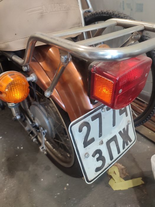 Мотоцикл "Минск" после реставрации