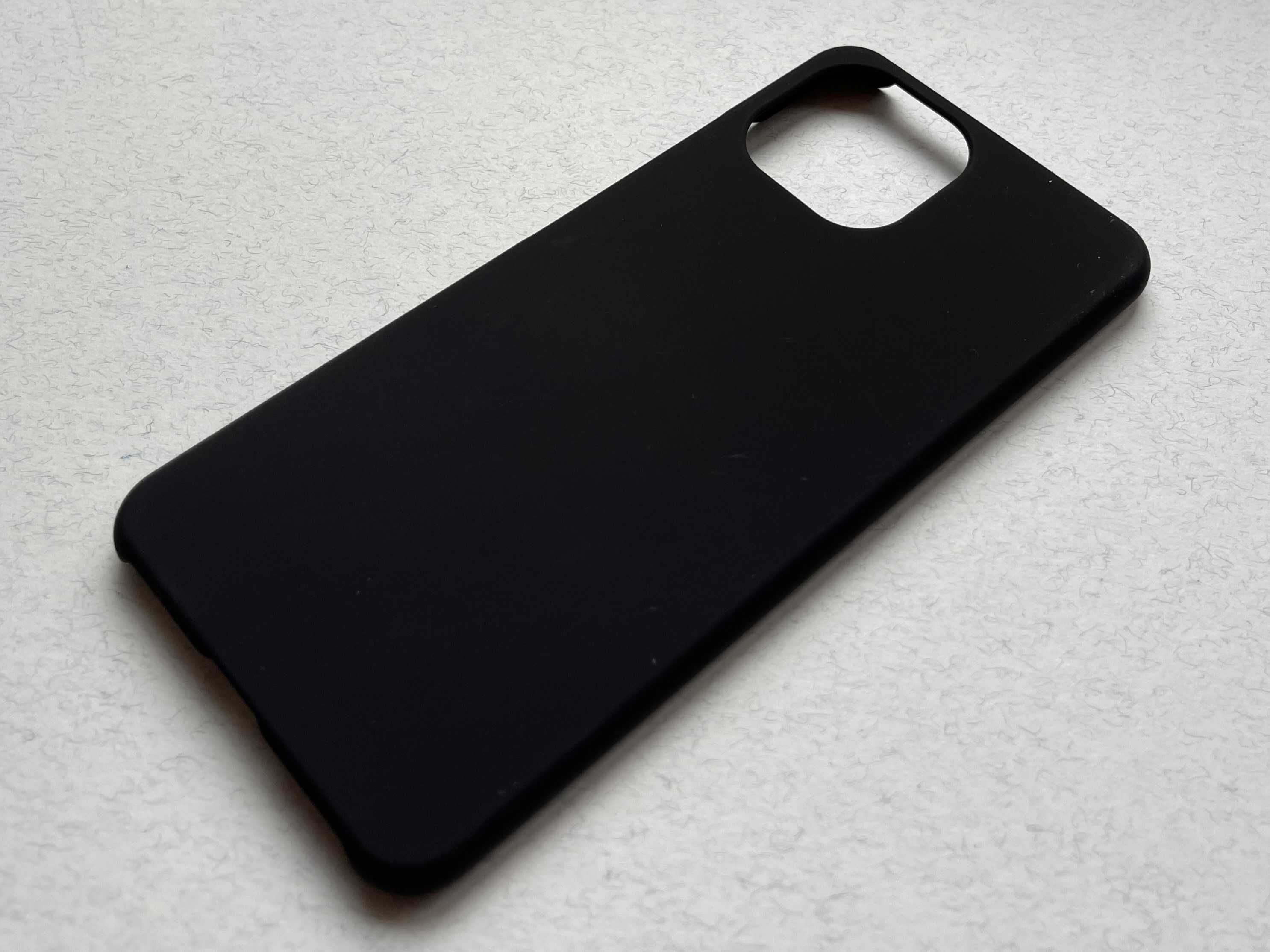Xiaomi 11 Lite чохол матовий пластик чорний тонкий чехол панель