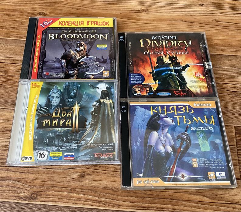 Ігри ПК (PC): Готика, Герои, Казаки, Сибирь, Дальнобойщики, Ил2, Thief