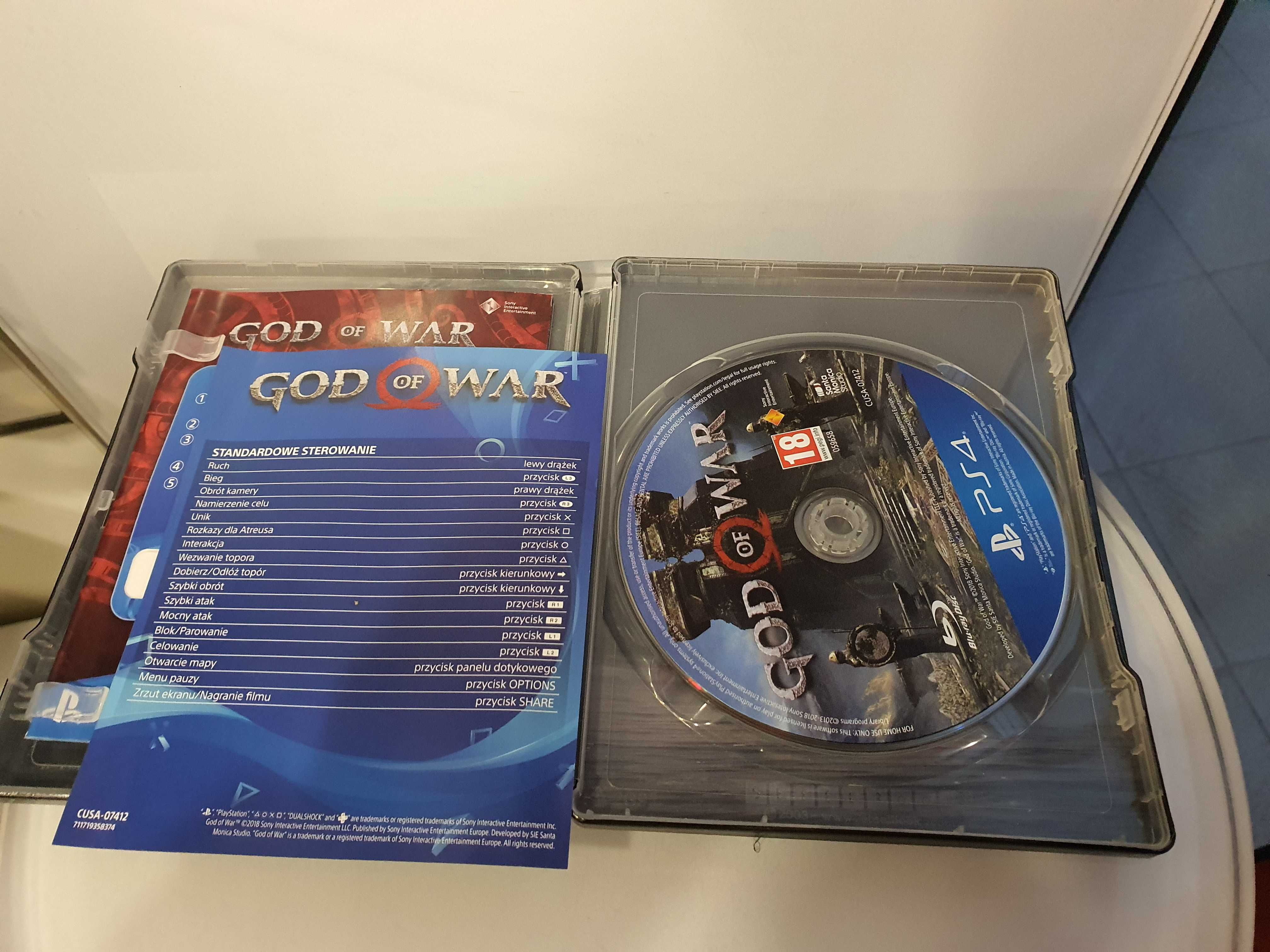 Steelbook Kolekcjonerski God of War PS4 PS5 PL