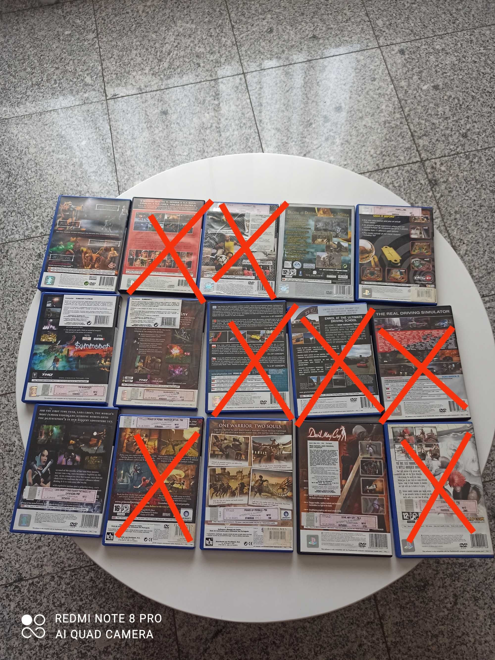 Vendo jogos PS2 completos e quase novos