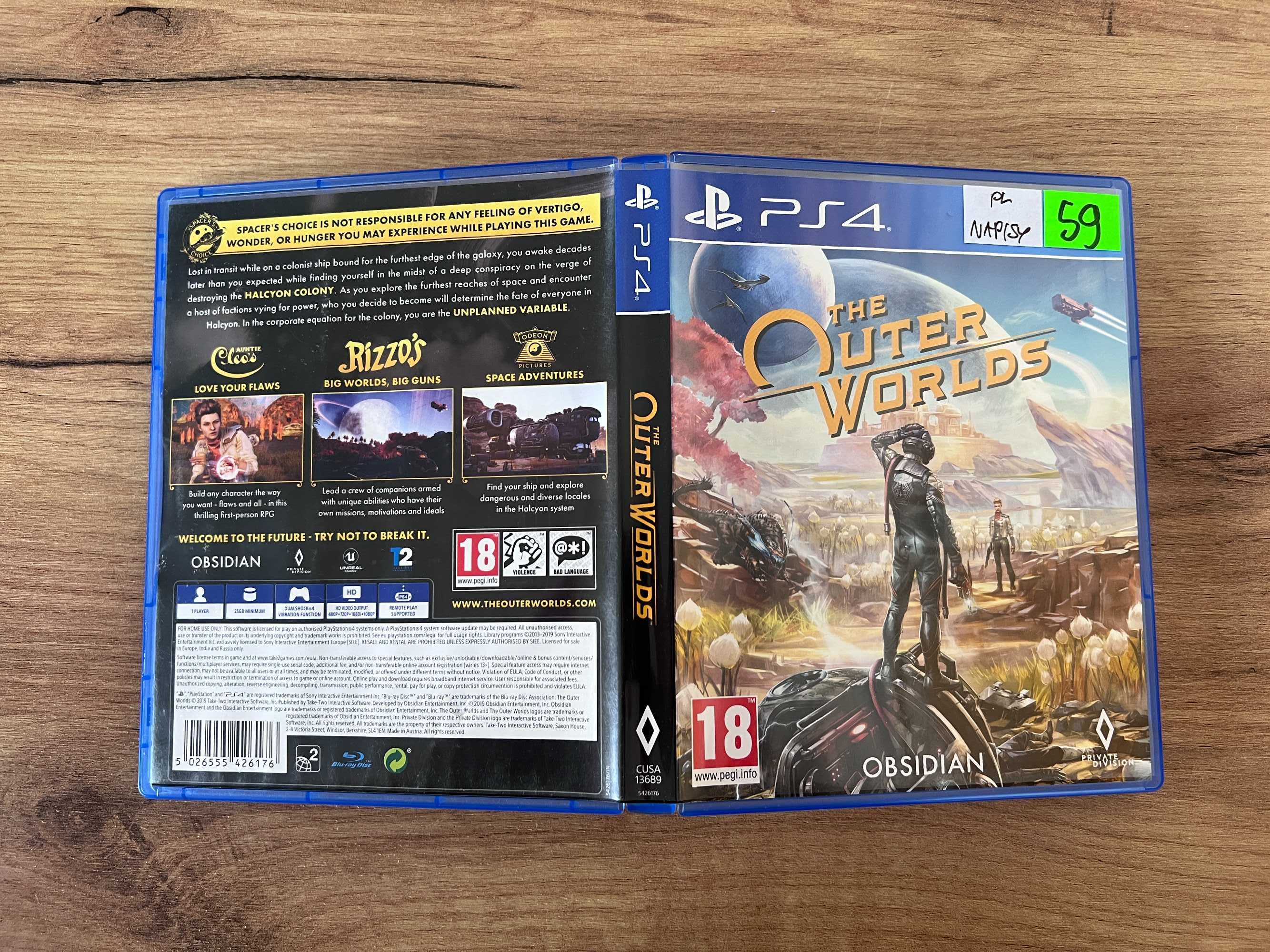 The Outer Worlds PS4 | Sprzedaż | Skup | Wymiana |