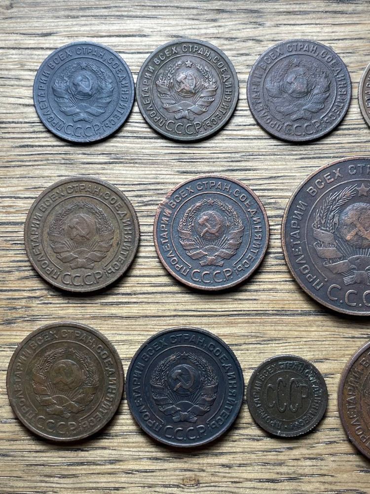 Пол копейки 1/2 1925, 1, 2, 3, 5, 50 копеек 1924 СССР СРСР