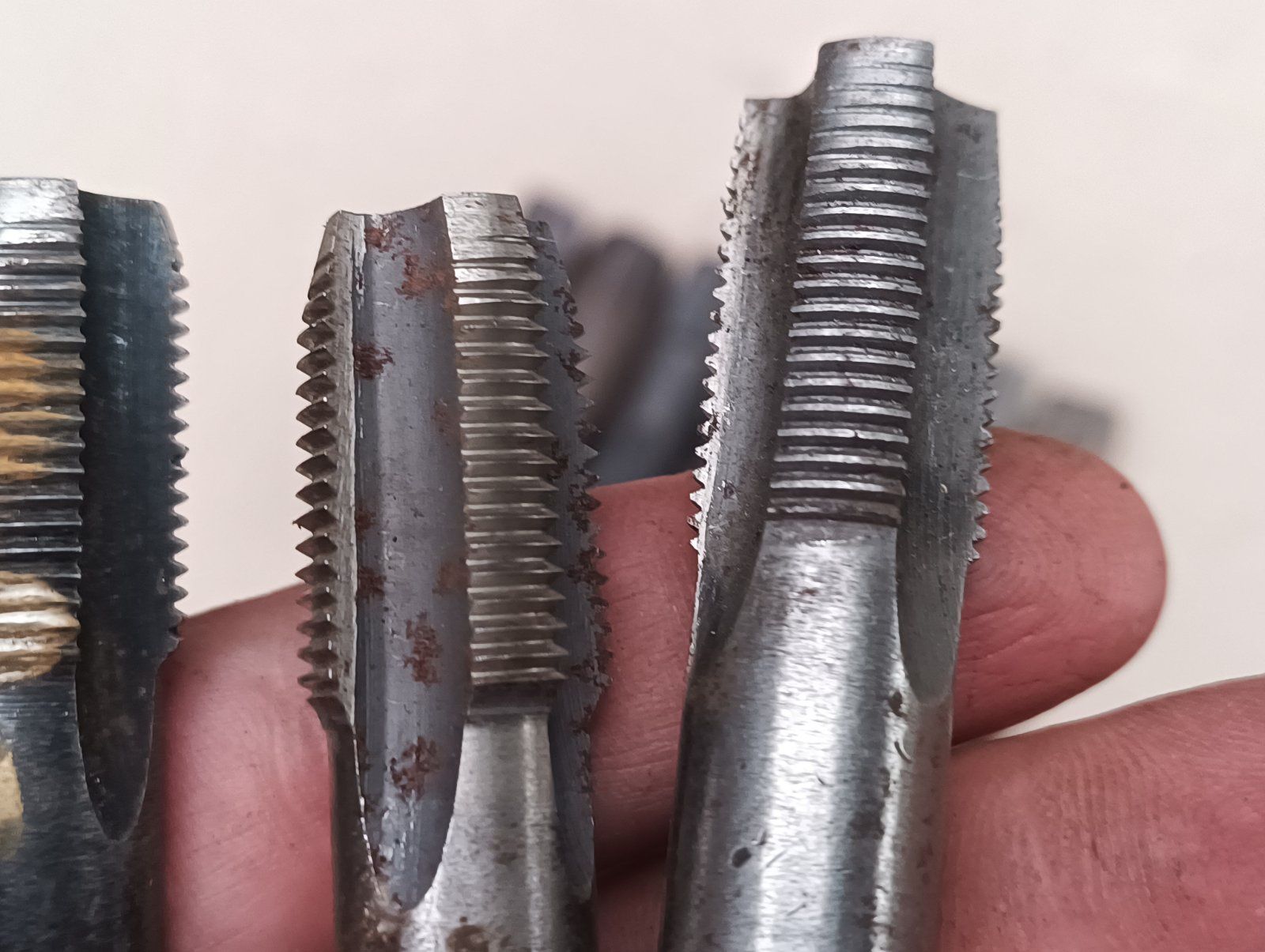 Метчик трубный СССР заводские 3/8" 1/2" 3/4" 1"