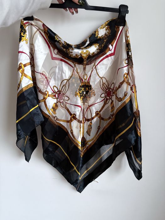 duża chusta vintage