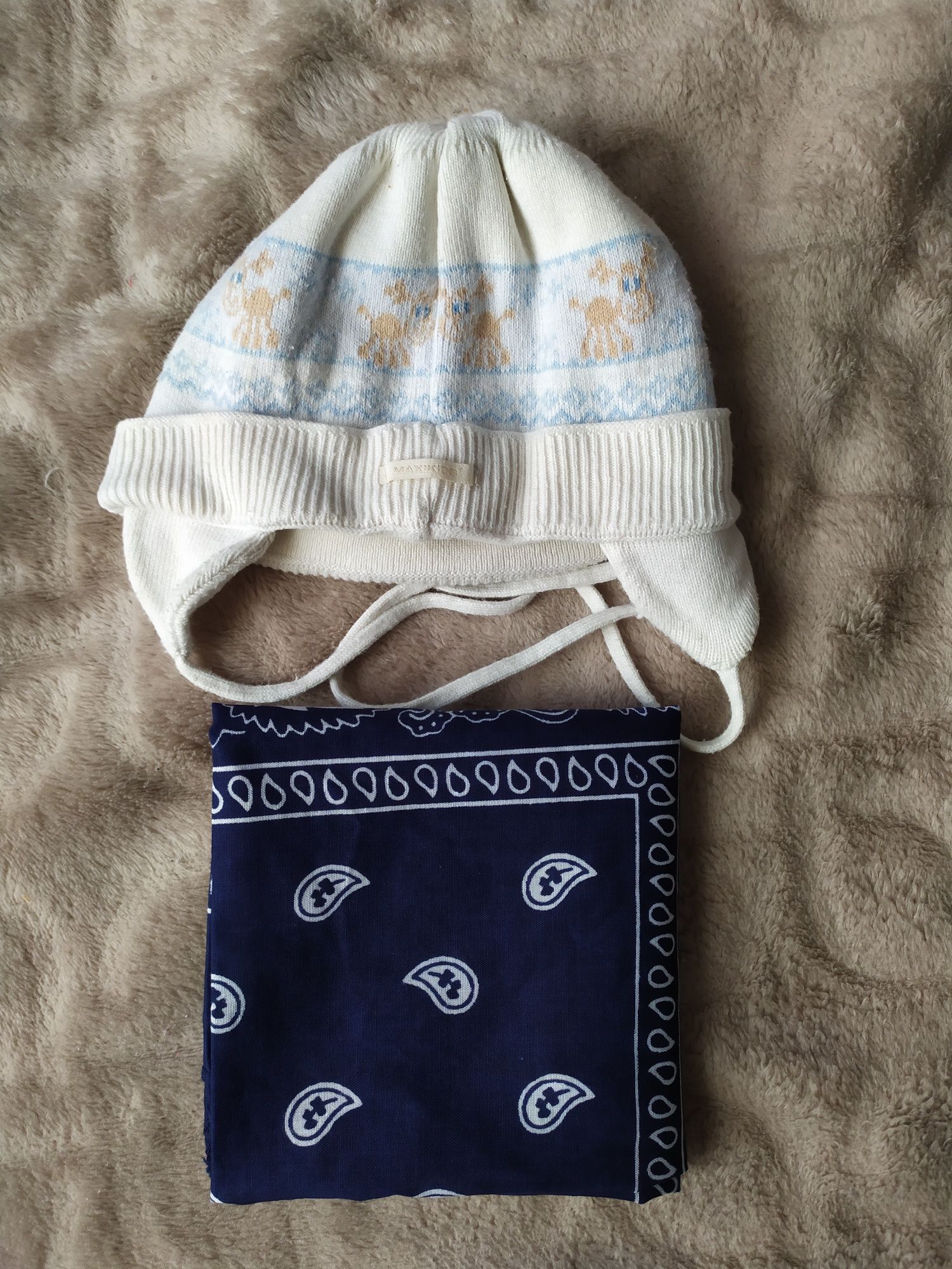 Бандана 100% cotton, детская шапка