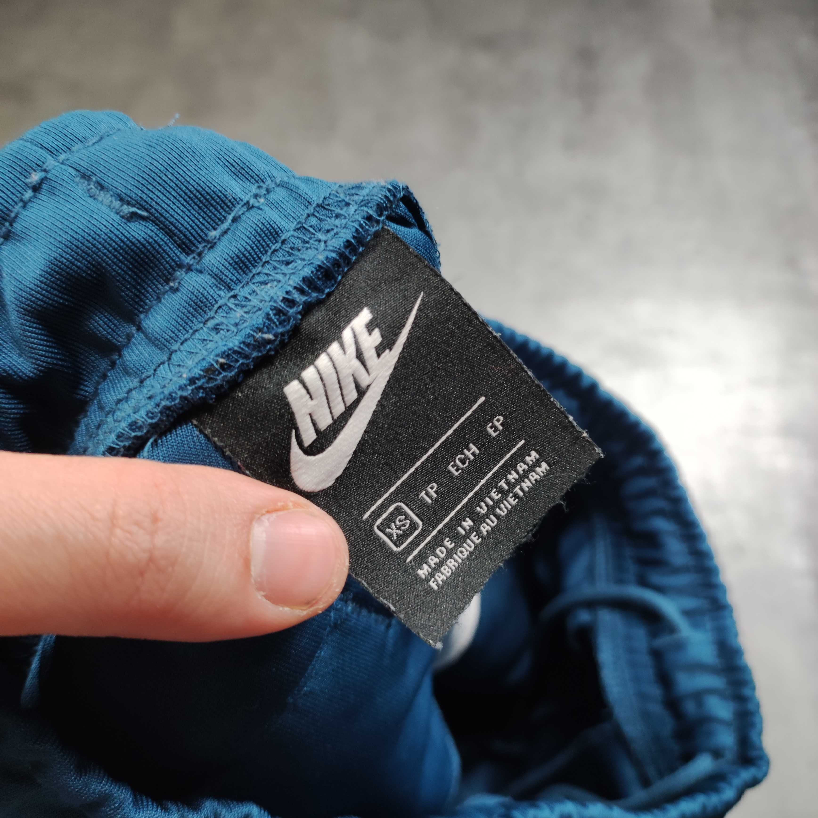 MĘSKIE Dresy PREMIUM Joggery Nike Lampas Granatowe Swoosh Limited