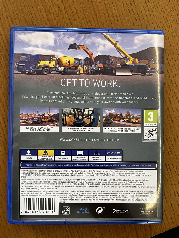 Construction Simulator PS4
