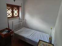 Cama de ferro individual com colchão