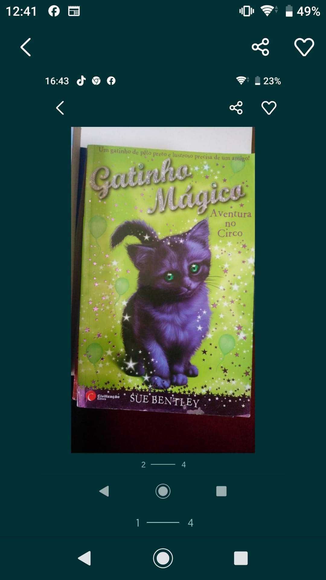 Livros infantis bom estado