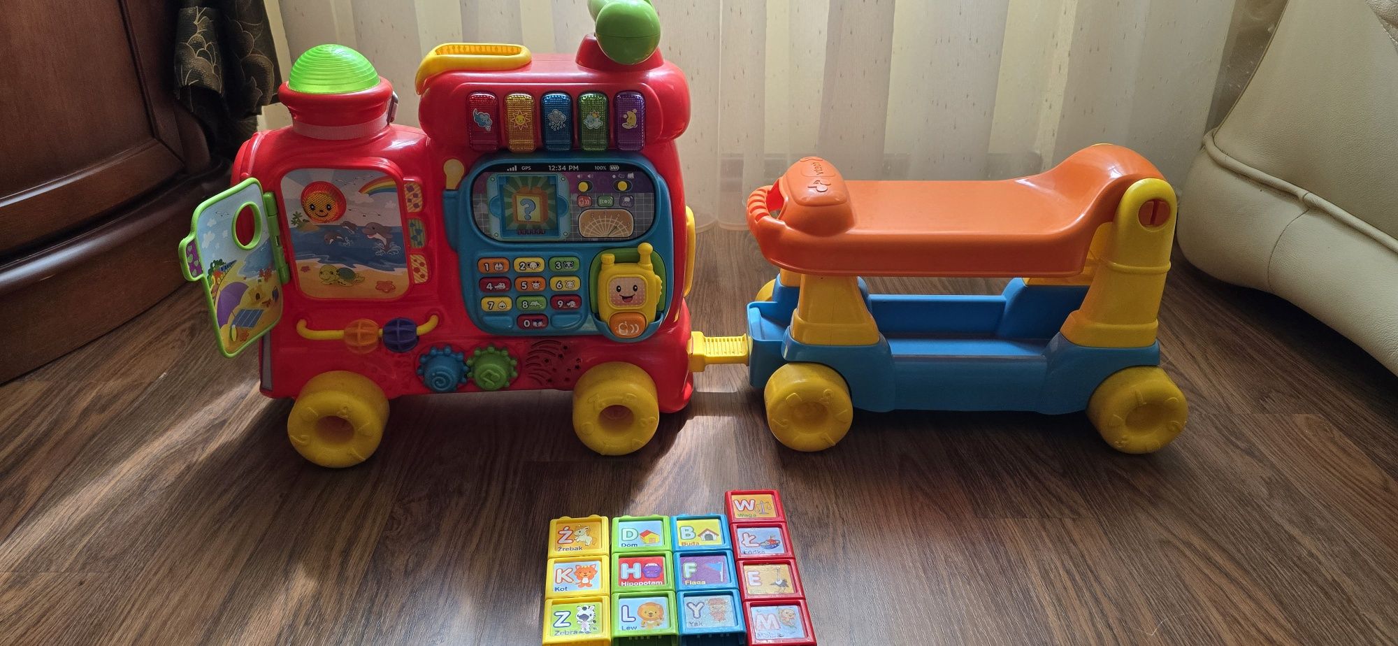 Vtech pociąg podróżnika, jeździk, Pchacz Prezent