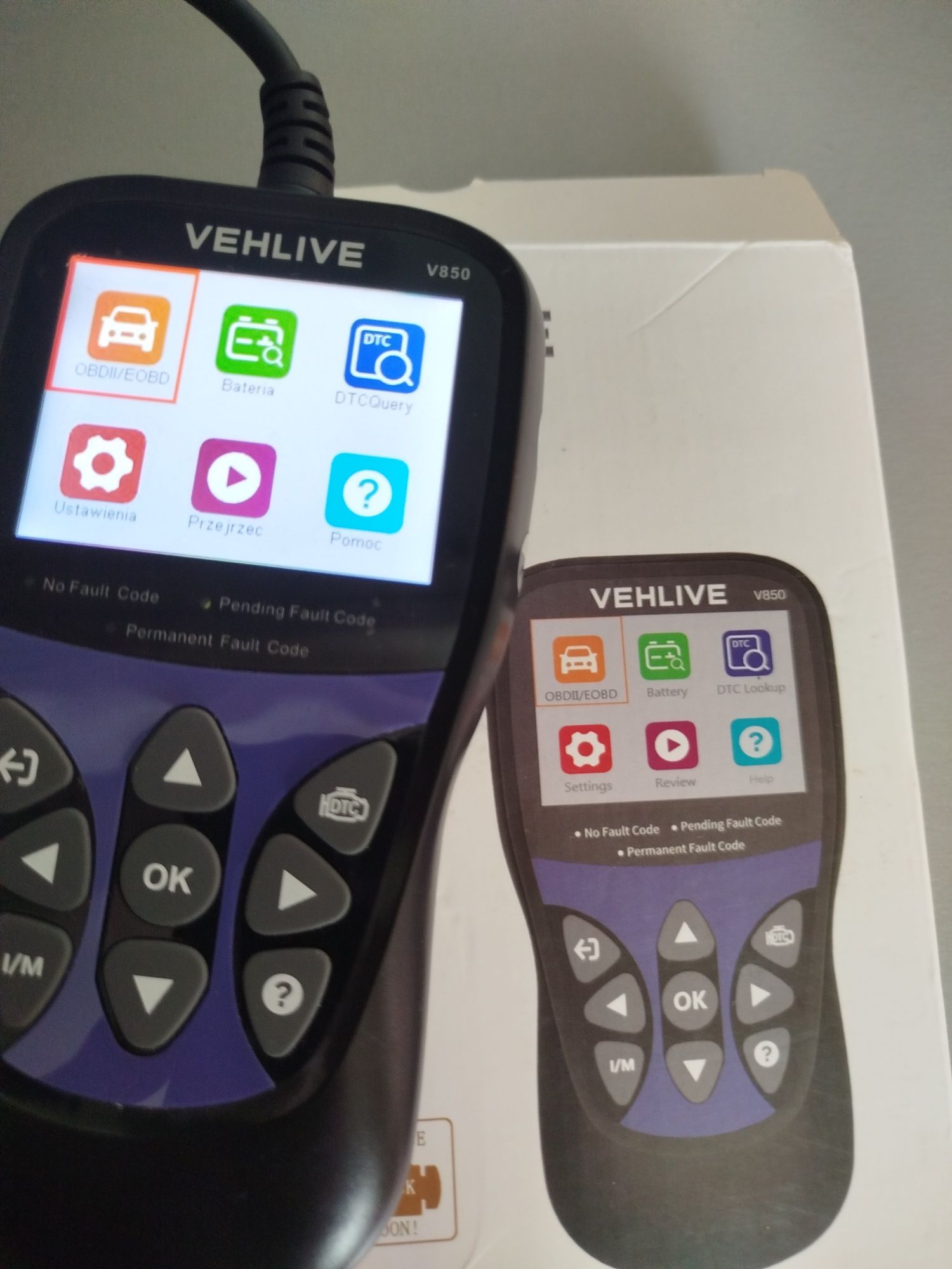 Skaner obd interfejs   v850  VD30 launch delphi