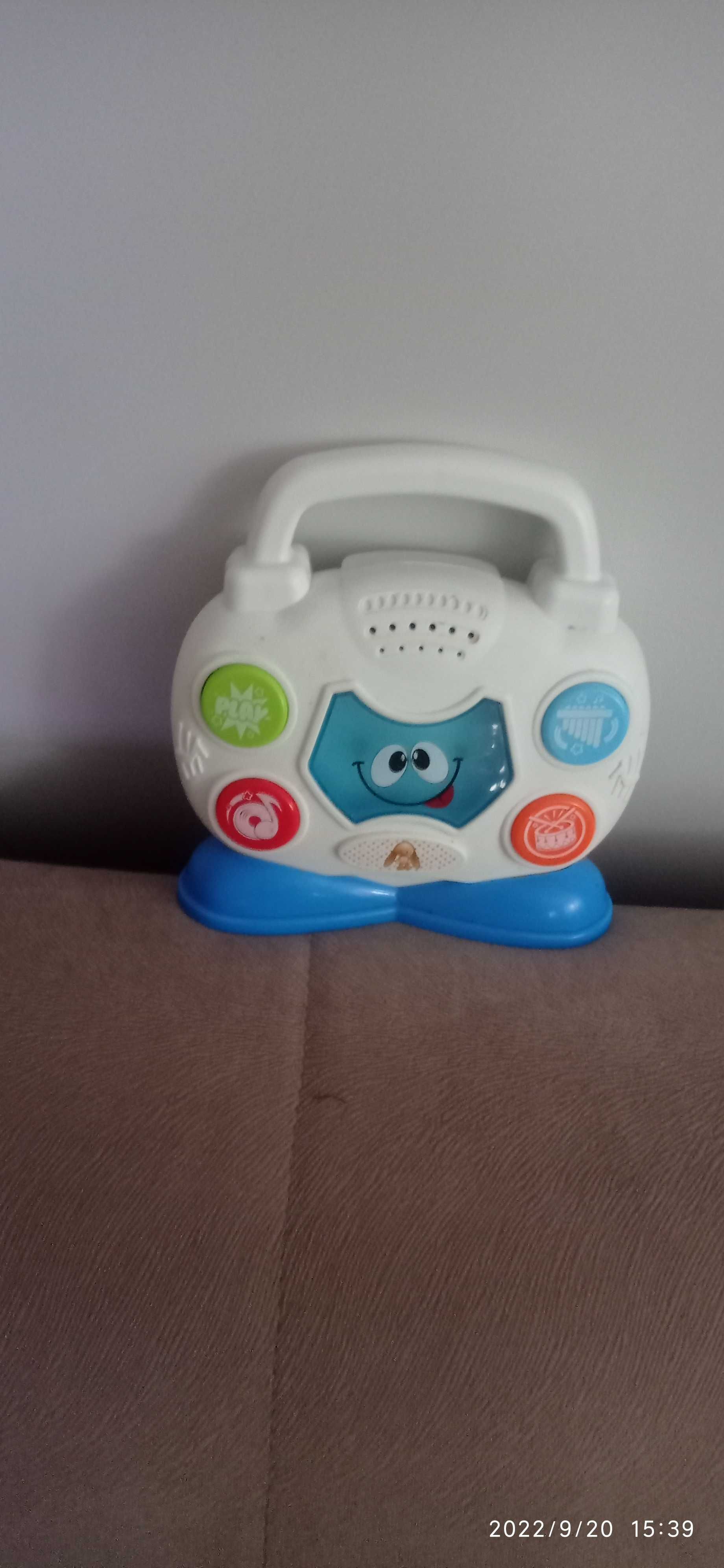 zestaw zabawek fisher price dzojstik, boombox interaktywny