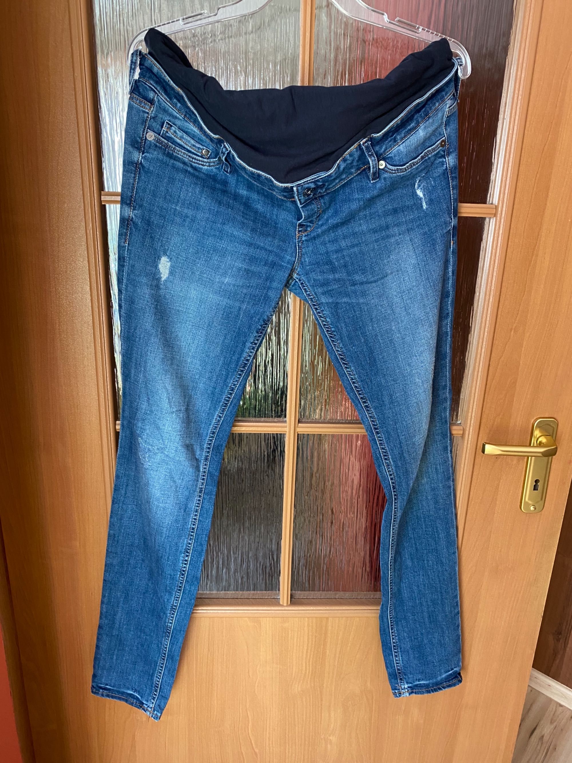 Spodnie jeansowe ciążowe rozm 42