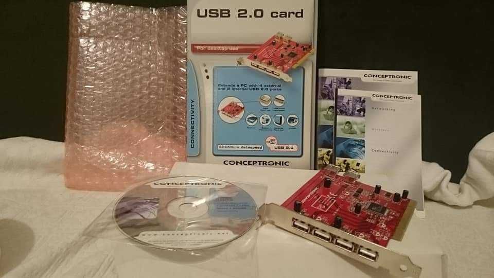 4 + 2 USB PCI card
