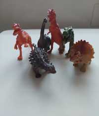 Dinozaury w zestawie 6 sztuk