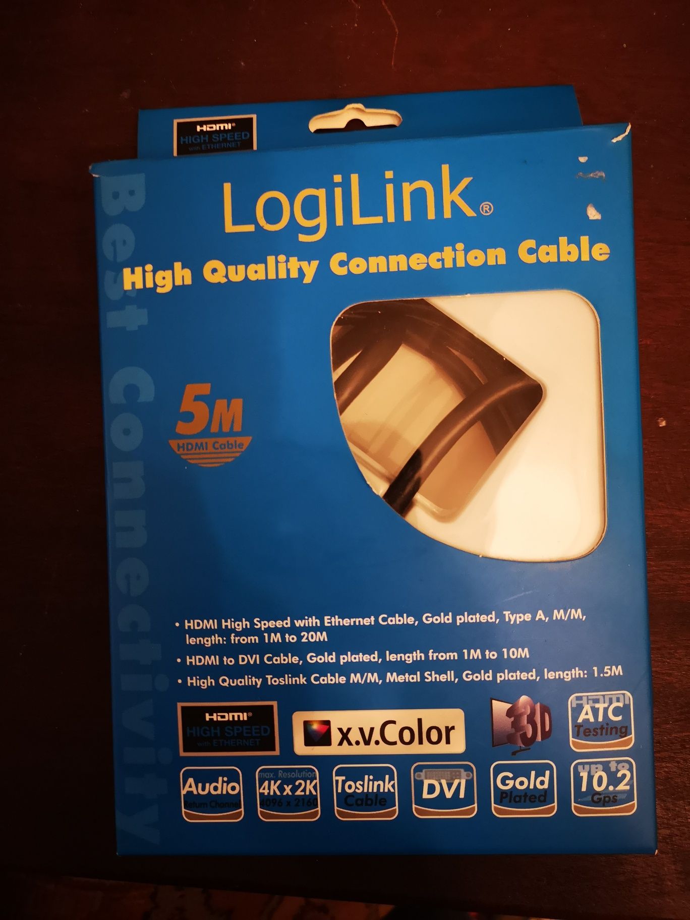 Cabos HDMi logilink 5m de alta qualide