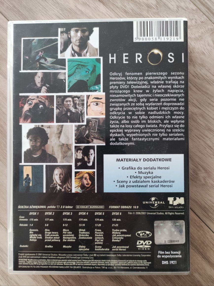 Serial DVD "Herosi" - 1 sezon